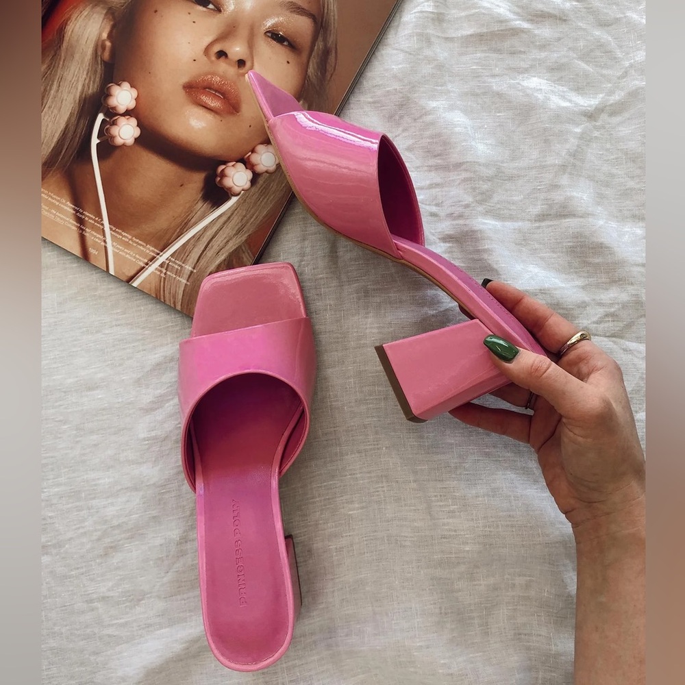 Princess Polly Sunset Boulevard Heels Pink